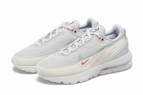 Cheap Nike Air Max Pulse Shoes Men and Women White Red-05 - Click Image to Close